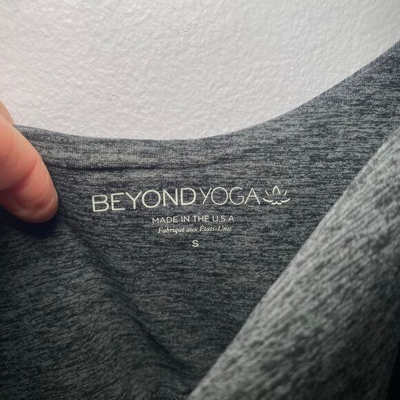 Beyond Yoga One and Only Heathered Gray One Strap Mini Dress Athleisure Small - Picture 3 of 11
